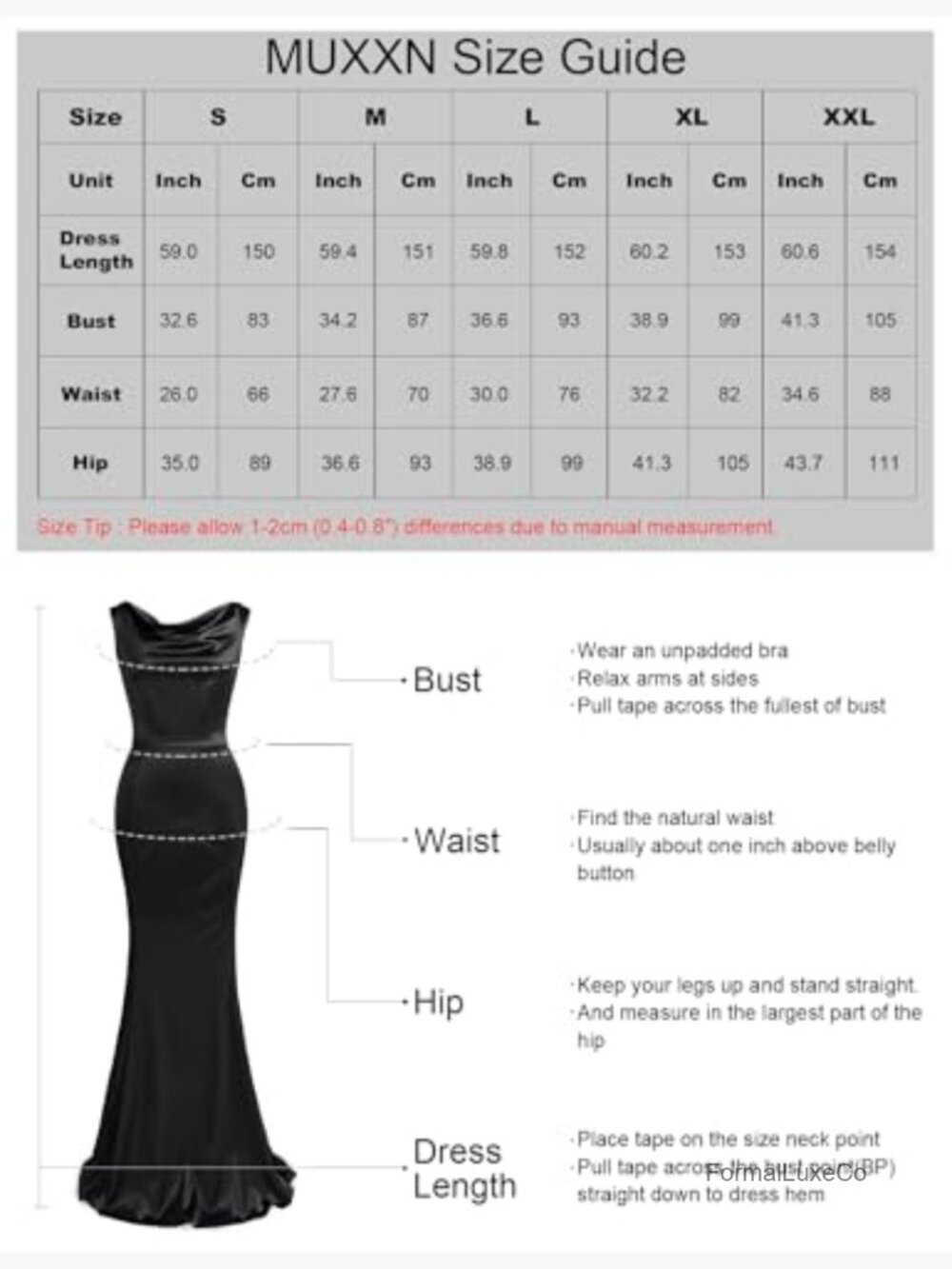 Satin Mermaid Maxi Dress with Cowl Neck - Picture 6 of 7